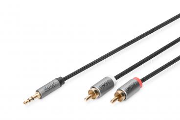 Audio Adapterkabel, 3.5mm Klinke auf Cinch 