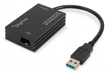 USB 3.0 Gigabit SFP Netzwerkadapter 