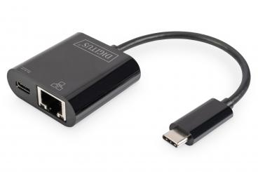 USB Type-C™ Gigabit Ethernet Adapter mit Power Delivery Unterstützung 