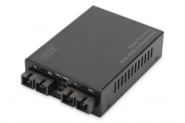Fast Ethernet Multimode/Singlemode Medienkonverter SC/SC 