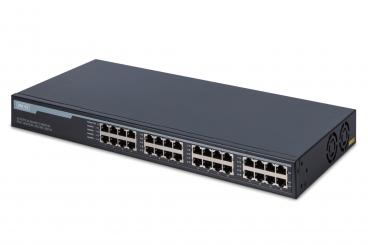 16-Port 10G Ethernet PoE+ Injektor, 802.3at, 250 W 